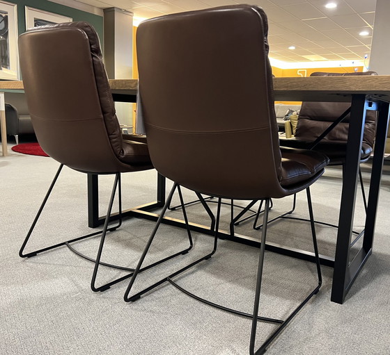 Image 1 of 4 Nieuw KFF Arva Stoelen Bruin leer