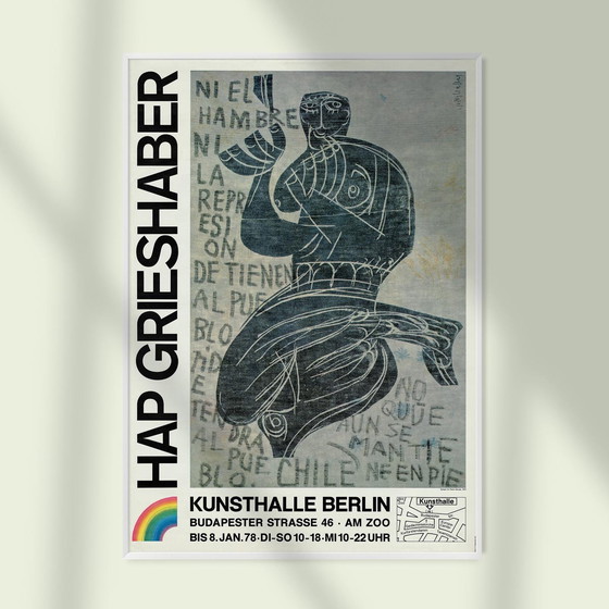 Image 1 of Grieshaber, Hap - Epitaaf voor Pablo Neruda, Staatliche Kunsthalle Berlijn, 1978