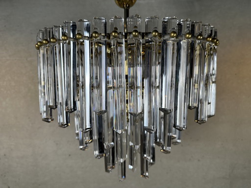 Vintage Hollywood Regency ‘triedri’ hanglamp