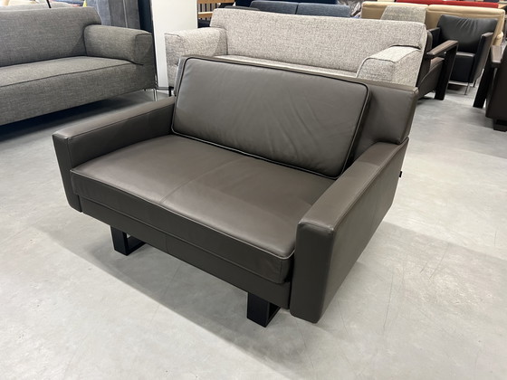 Image 1 of Gelderland 7850 Love Seat Fauteuil bruin leer