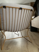 Bert Plantagie Draat Fauteuils met Krukjes