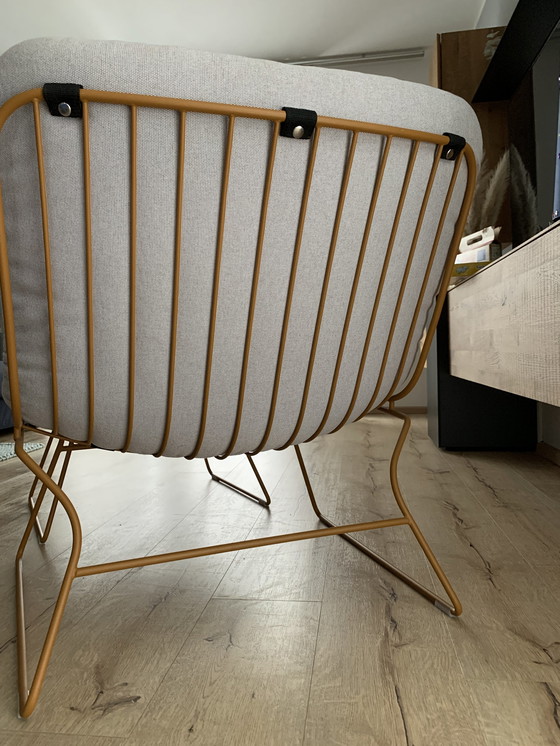 Image 1 of Bert Plantagie Draat Fauteuils met Krukjes
