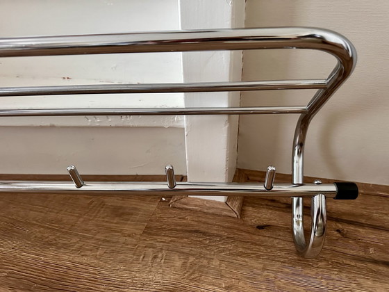 Image 1 of Vintage Chroom Kapstok Jaren 50/60