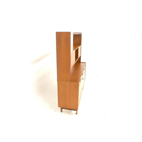 Image 1 of Vintage Scandinavisch highboard in teak in 2 delen, Zweden 1960