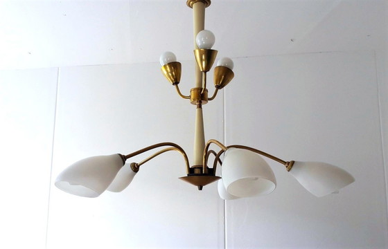 Image 1 of Plafondlamp Italië 1960