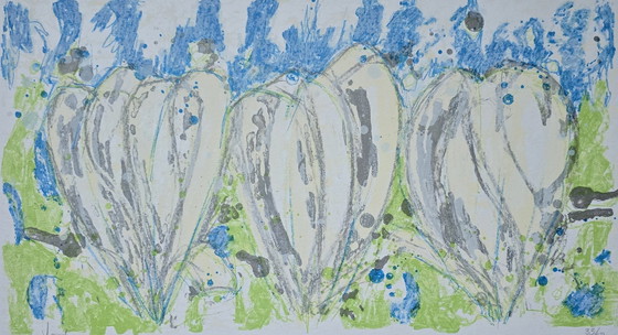 Image 1 of Ad van Hassel - Witte Tulpen