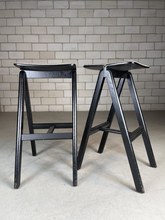 Image 1 of 2X Hay Copenhague Barstool