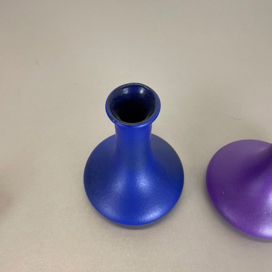 Image 1 of Paar vintage vette lava keramiek vazen voor Marei Ceramics, Duitsland 1970