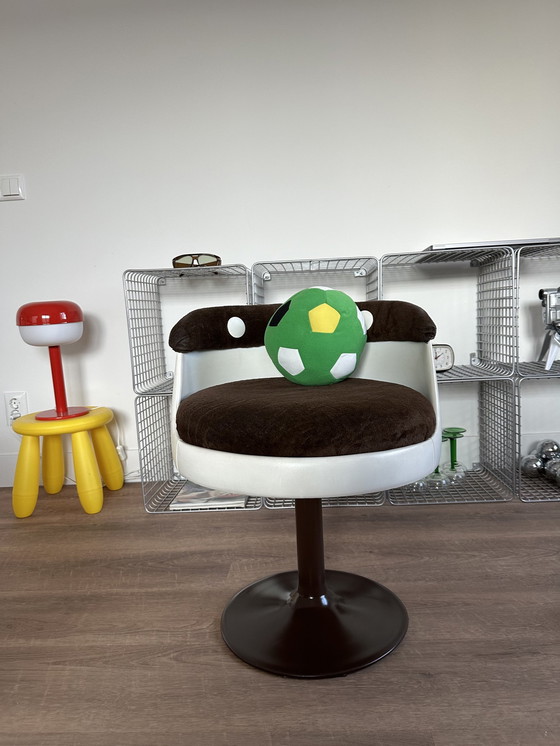 Image 1 of Space Age Tulpenstoel Teddy Bruin 1970