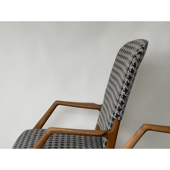 Image 1 of Paar vintage houten fauteuils, Denemarken 1970