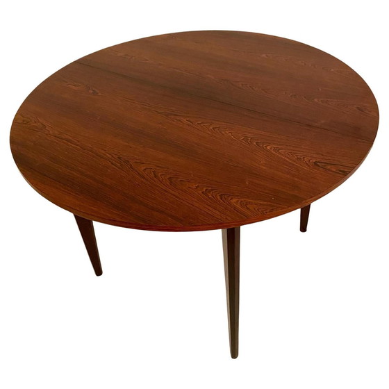 Image 1 of Italiaanse Midcentury Moderne Mahonie Eettafel