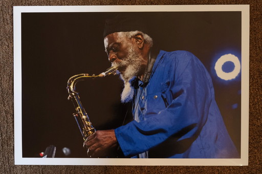 Pharoah Sanders op het Krakau Jazz Festival | Foto