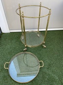 Hollywood Regency Bar Trolley