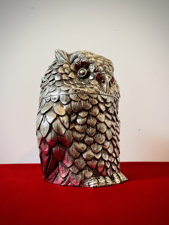 Image 1 of Vintage Italian Mauro Manetti Ice Bucket - Owl 