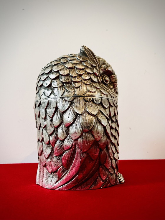 Image 1 of Vintage Italian Mauro Manetti Ice Bucket - Owl 