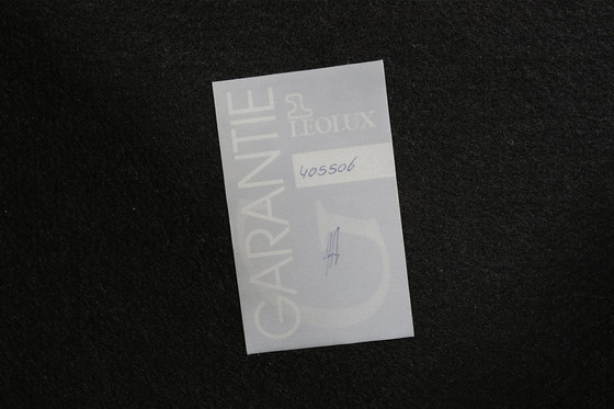 Image 1 of Vintage loungestoel in blauw leer van Leolux, 1990S