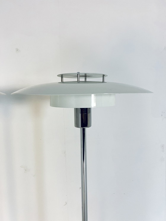 Image 1 of 2X Schalen Vloerlamp, Olle Andersson, Boréns ‘80