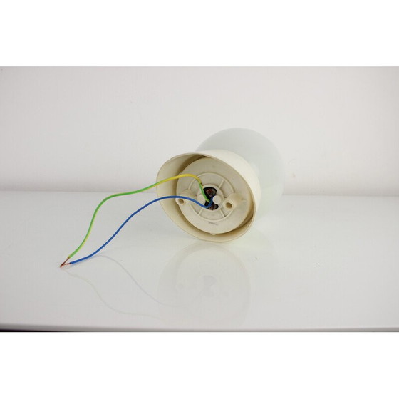 Image 1 of Vintage wandlamp van kunststof en glas, Tsjecho-Slowakije 1960