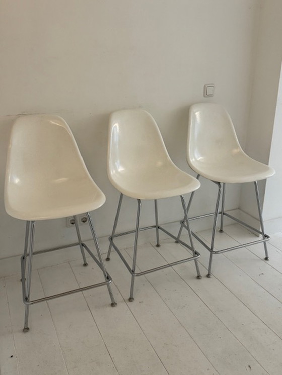 Image 1 of 4x Modernica Los Angeles counter stools