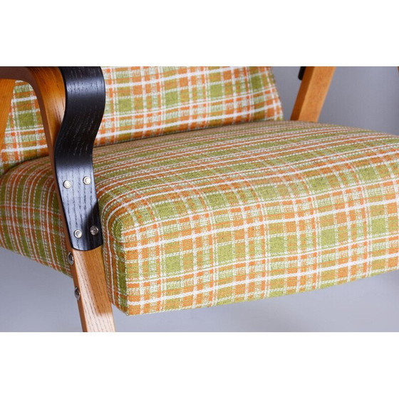 Image 1 of Paar vintage eiken fauteuils van Tatra Pravenec, Tsjecho-Slowakije 1950