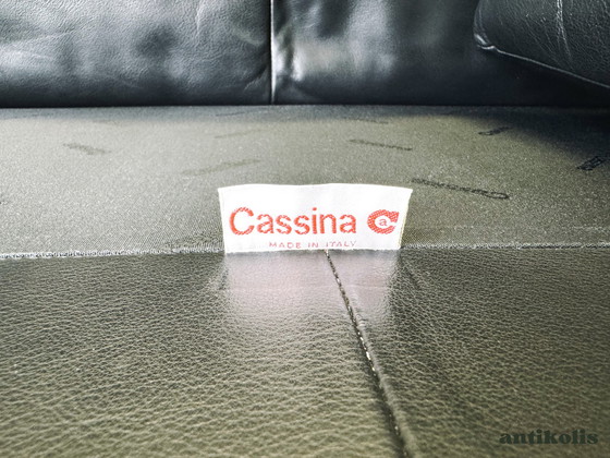 Image 1 of 2-zits Cassina Maralunga Sofa Mid Century Vico Magistretti leer