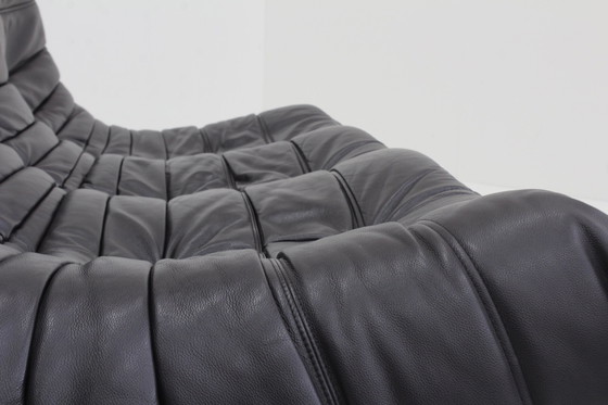 Image 1 of Togo Ligne Roset 3 Zits Sofa Bruin Leder