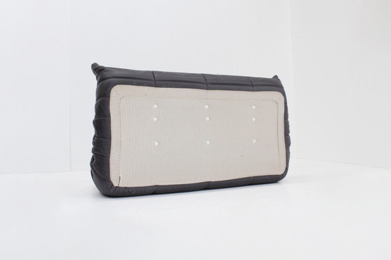 Image 1 of Togo Ligne Roset 3 Zits Sofa Bruin Leder