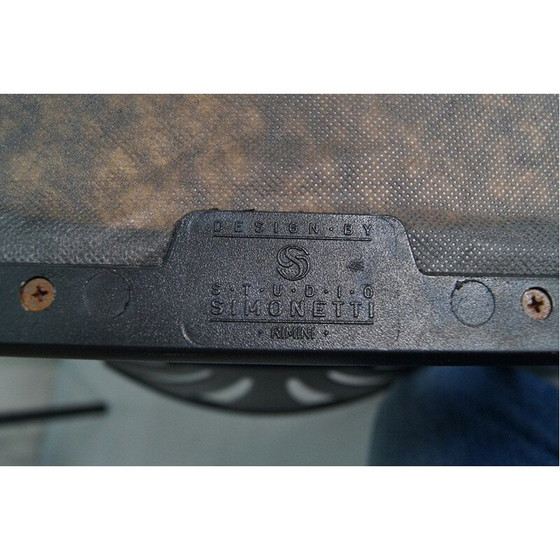 Image 1 of Set van 4 vintage fauteuils van Lisa Bross voor Studio Simonetti 1980