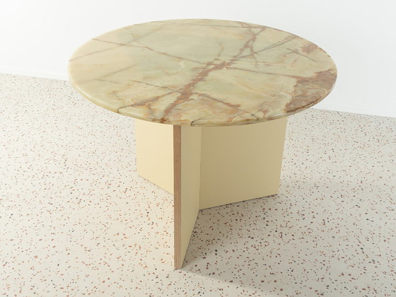 Image 1 of  Unieke Onyx Eettafel, Ø 110 Cm