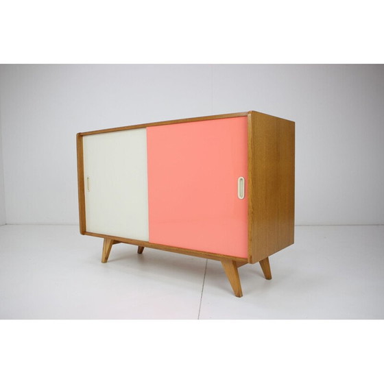 Image 1 of Vintage eikenhouten dressoir van Jiří Jiroutek, Tsjecho-Slowakije 1960