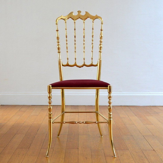 Image 1 of Vintage Chiavari Hollywood Regency stoel, Italië 1960