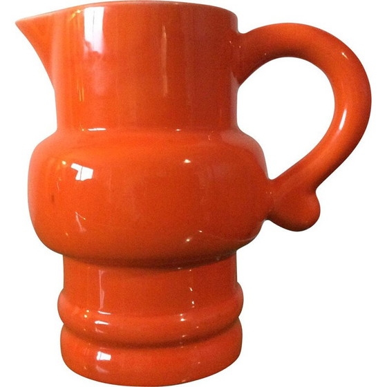 Image 1 of Vintage Saint Clement oranje kruik, 1960
