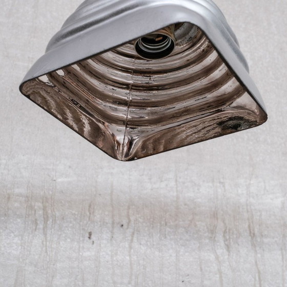 Image 1 of Vintage Mercurius glazen Franse hanglamp, Frankrijk 1930