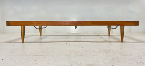 Image 1 of Deens Mid Century daybed in teak en beukenhout