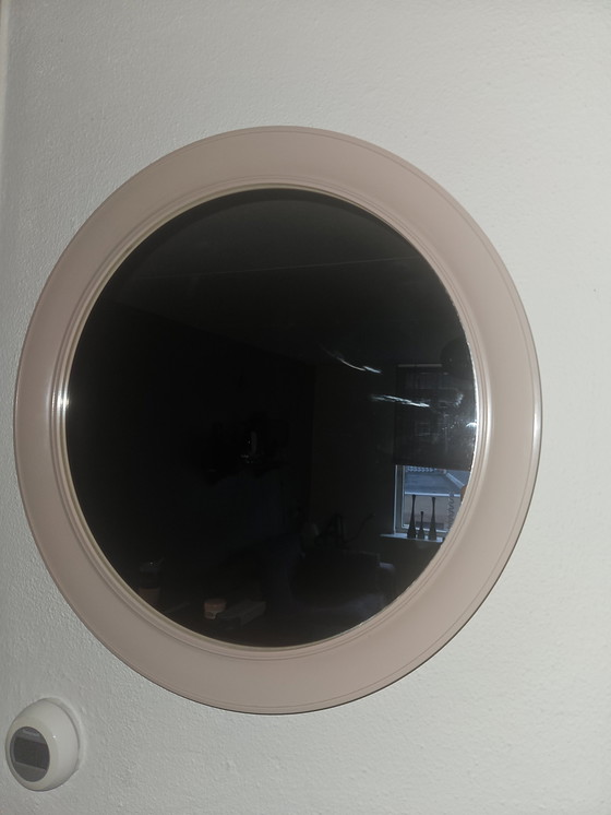 Image 1 of Beige Space Age Spiegel Jaren 70