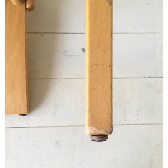 Image 1 of Set van 4 vintage stoelen voor Westnofa in wol en eikenhout 1980