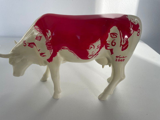 Image 1 of Te Koop Cowparade Koe “Cow Art” Type Cow Girl Maat Large