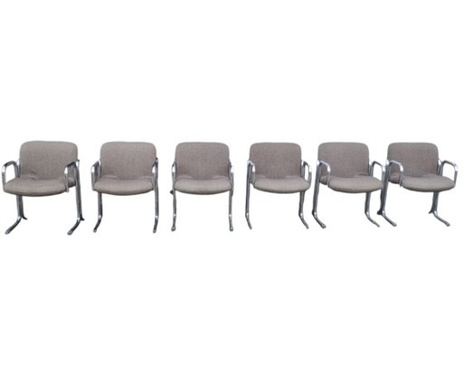 6x Paolo Favaretto En Gaetano Croce Stoelen