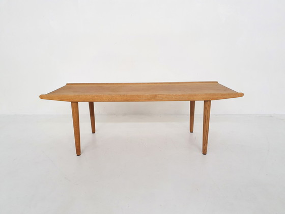 Image 1 of Scandinavische moderne eiken salontafel van Frem Rojle, Denemarken, jaren 60