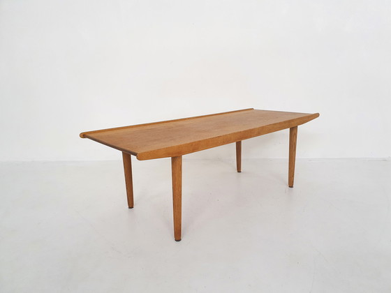 Image 1 of Scandinavische moderne eiken salontafel van Frem Rojle, Denemarken, jaren 60