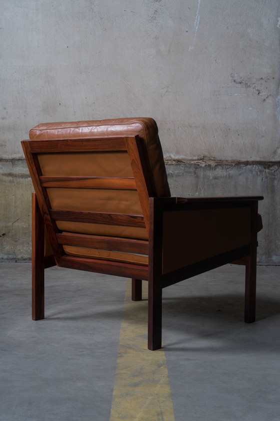 Image 1 of Illum Wikkelsø - "Capella" Fauteuil Voor Niels Eilersen