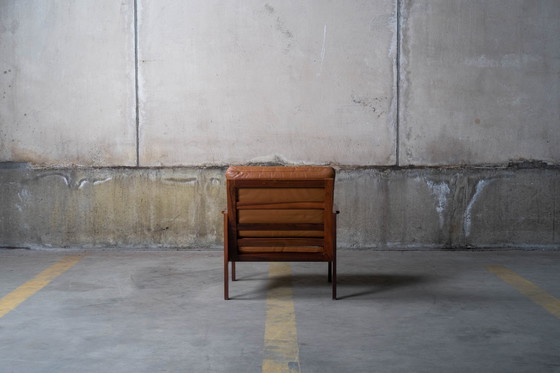 Image 1 of Illum Wikkelsø - "Capella" Fauteuil Voor Niels Eilersen