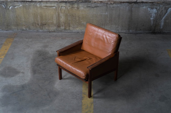 Image 1 of Illum Wikkelsø - "Capella" Fauteuil Voor Niels Eilersen