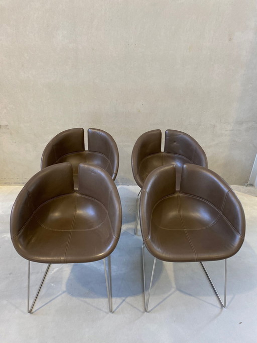 4x Moroso Fjord stoel