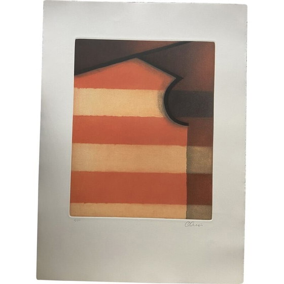 Image 1 of Vintage litho "Icono abanderado" door Perry Oliver, 1999