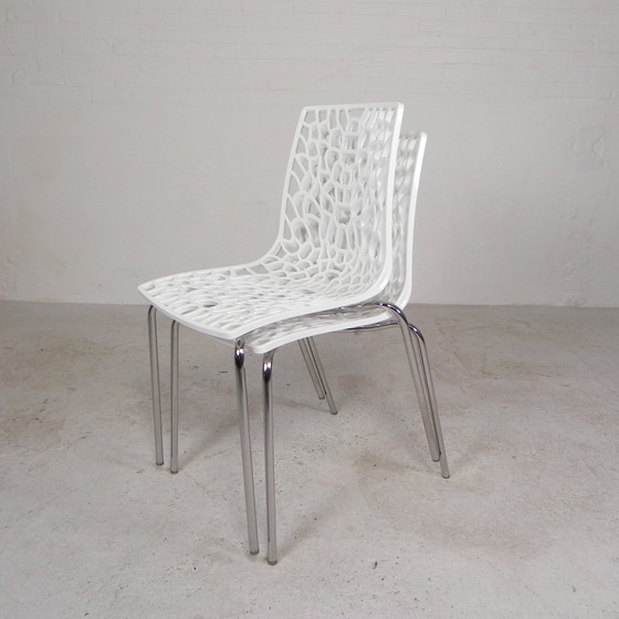 Image 1 of Set Van 2 Design Stoelen Igap , Model Groove, Jaren 2000