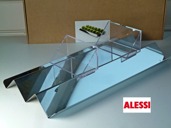 Image 1 of Alessi ASH02 V TRAY Stainless Steel Adam Shirley