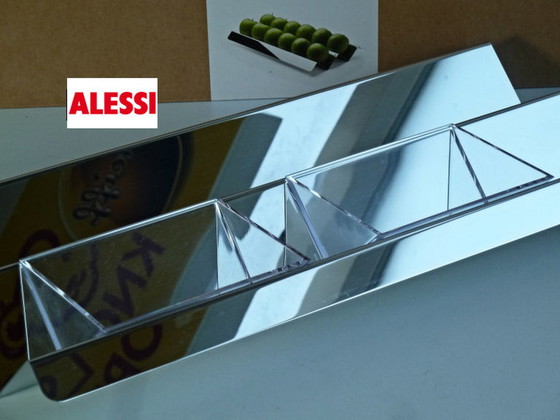 Image 1 of Alessi ASH02 V TRAY Stainless Steel Adam Shirley