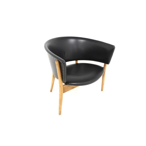 Scandinavische vintage fauteuil "Rondell" van Erik Wørtz voor Möbel-Ikea, Zweden 1960
