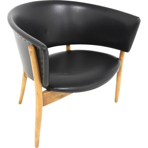 Scandinavische vintage fauteuil "Rondell" van Erik Wørtz voor Möbel-Ikea, Zweden 1960